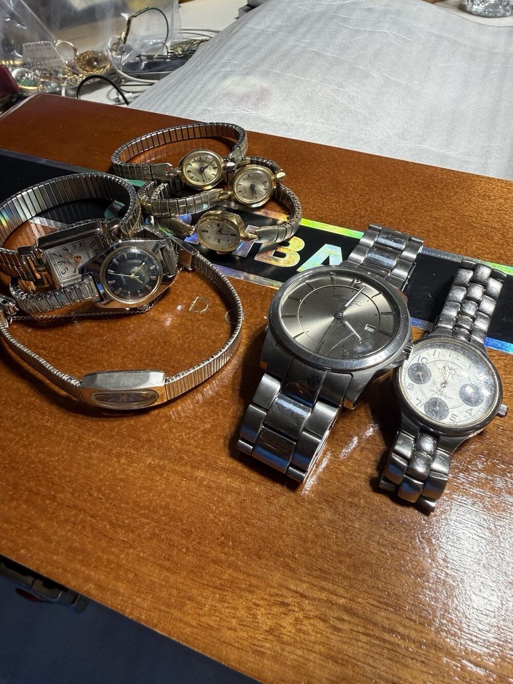 Storage Unit Finds Vintage Watch Lot Timex Kenneth Cole Carriage More Untested